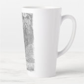 Mutterbär und Kub Latte Tasse (Rechts)