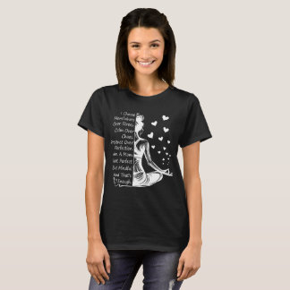 Mutterbewusstsein statt Stress - Zitat für achtsam T-Shirt