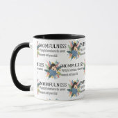 Mutterbewusstseins-Definition Florales Mutterbild- Tasse (Links)