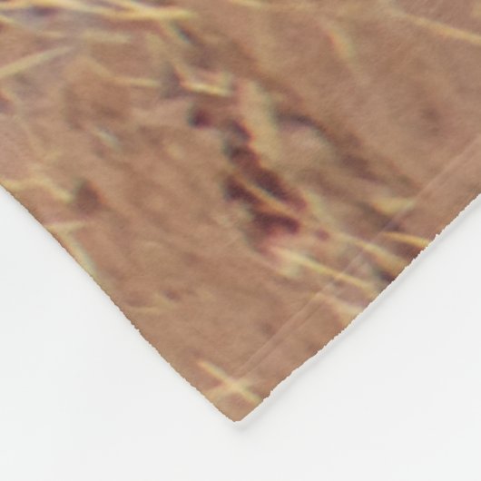 Mutterdecke aus Löwe und Gurtflocken Fleecedecke (Ecke)