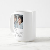 Mutterdefiniertes Foto Kaffeetasse (Vorderseite Links)