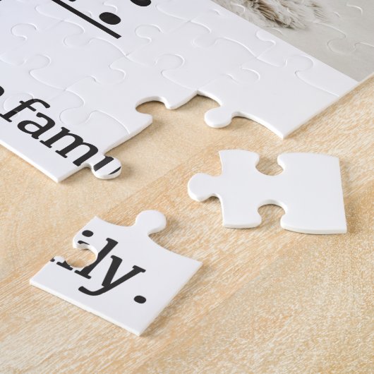 Mutterdefiniertes Herzstück des Fotos Puzzle (Seite)