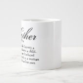 Mutterdefinition, Muttertag Jumbo-Tasse (Vorderseite)