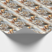 Mutterduck mit Ducklein Geschenkpapier (Ecke)