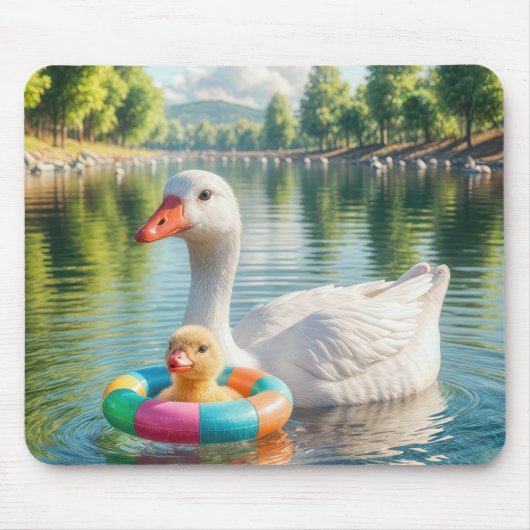 Mutterdusche mit Ducklein Mousepad (Vorne)