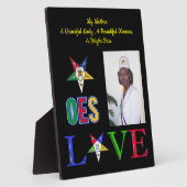 MutterEastern Star-Foto Fotoplatte (Seite)