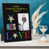 MutterEastern Star-Foto Fotoplatte (Seite)