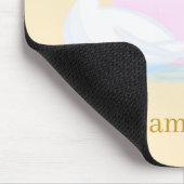 Mutterente schwimmt mit ihrer Familie Mousepad (Ecke)