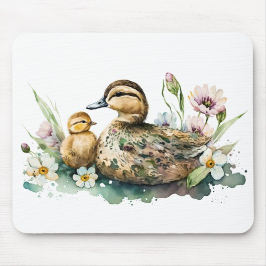 Mutterente und Duckwasser Mousepad (Vorne)