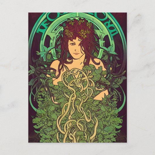 Muttererdgestanztes Glas Postkarte (Vorderseite)