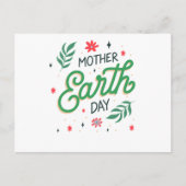 Muttererdtag - Naturschutzbewusstsein Postkarte (Vorderseite)