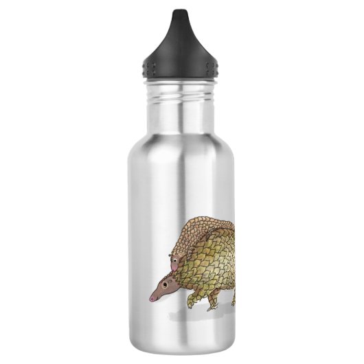 Mutterflasche mit Pangolin Edelstahlflasche (Links)