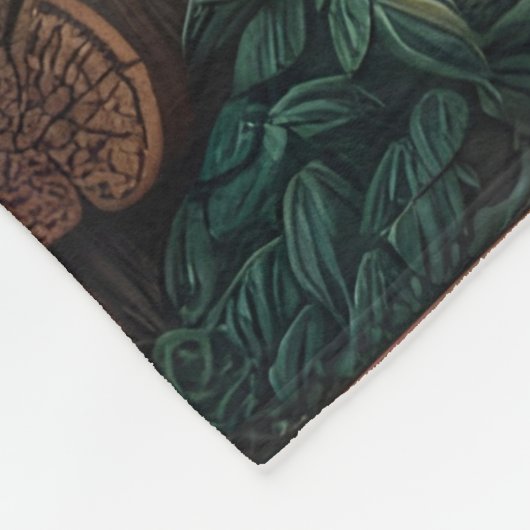 Mutterfrau reflektiert durch den Dämmersee Fleecedecke (Ecke)