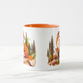 Mutterfuchs und -kit tasse (Zentrum)