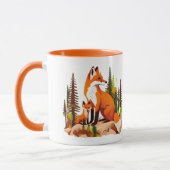 Mutterfuchs und -kit tasse (Links)