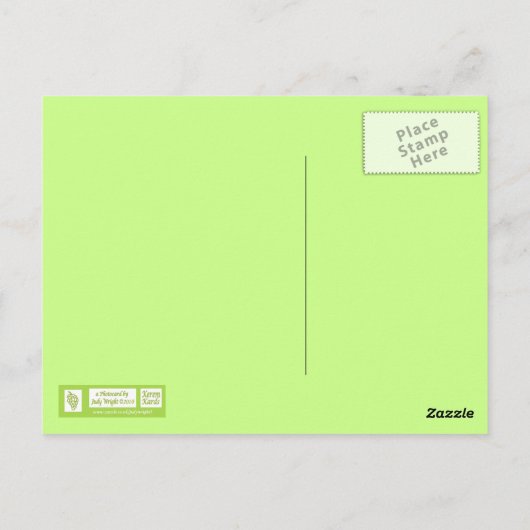 Mutterfuchs und -kuchen postkarte (Rückseite)