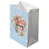 Muttergarten Blumen Mittlere Geschenktüte (Vorderseite Schrägansicht)