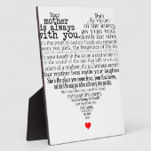 Muttergedicht Fotoplatte (Seite)