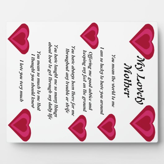 Muttergedicht Fotoplatte