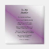 Muttergedicht Magnet (Vorne)