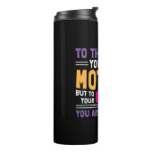 Muttergeschenk an die Welt Du bist eine Mutter Thermosbecher (Nach links gedreht)
