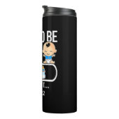 Muttergeschenk | Bald wird Mommy 2022 Thermosbecher (Nach rechts gedreht)