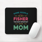 Muttergeschenk, das einige mich Fisher Mama nennen Mousepad (Mit Mouse)
