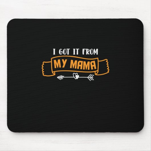Muttergeschenk, das ich von meiner Mama Got habe Mousepad (Vorne)