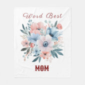 Muttergeschenk Fleecedecke (Vorderseite)