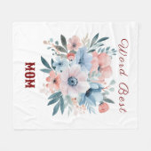 Muttergeschenk Fleecedecke (Vorderseite (Horizontal))