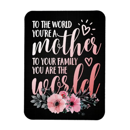 Muttergeschenk für meine Mutter Magnet (Vertikal)
