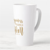 Muttergeschenk Glück ist eine Mama Milchtasse (Rechte Ecke)