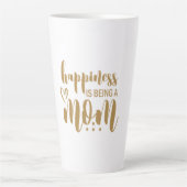 Muttergeschenk Glück ist eine Mama Milchtasse (Vorderseite)