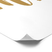 Muttergeschenk Glück ist eine Mama Poster (Ecke)