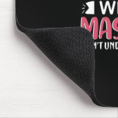 Muttergeschenk Ich bin eine Mutter mit einem Meist Mousepad (Ecke)