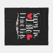 Muttergeschenk Ich habe Kinder Fleecedecke (Vorderseite (Horizontal))