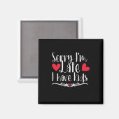 Muttergeschenk Ich habe Kinder Magnet (Vorderseite/Rückseite)
