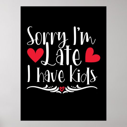 Muttergeschenk Ich habe Kinder Poster (Vorne)