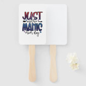 Muttergeschenk nur ein weiterer Mama Tag Fächer (Vorne und Hinten)