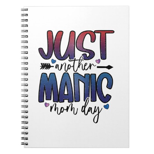 Muttergeschenk nur ein weiterer Mama Tag Notizblock (Vorderseite)