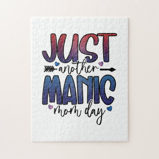 Muttergeschenk nur ein weiterer Mama Tag Puzzle (Vertikal)
