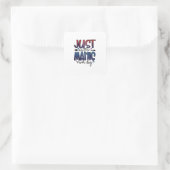 Muttergeschenk nur ein weiterer Mama Tag Quadratischer Aufkleber (Tasche)