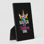 Muttergeschenk | Schwester des Geburtstags Fotoplatte (Seite)