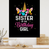 Muttergeschenk | Schwester des Geburtstags Poster (Küche)