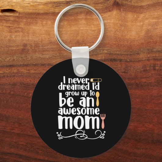 Muttergeschenk und Phantastische Mama Schlüsselanhänger (Vorderseite)