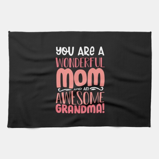 Muttergeschenk | Wunderbare Mama Geburtstag Geschirrtuch (Horizontal)