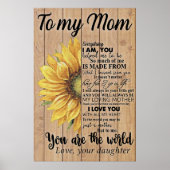 Muttergeschenke für meine Mutter, die liebt Poster (Vorne)