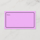 Muttergesellschaft, Mama Kontakt Visitenkarte (Rückseite)