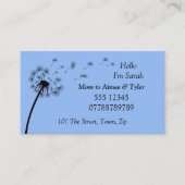 Muttergesellschaft, Mama Kontakt Visitenkarte (Vorderseite)