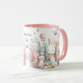 Mutterglück Waldtiere Rosa Tasse (VorderseiteRechts)